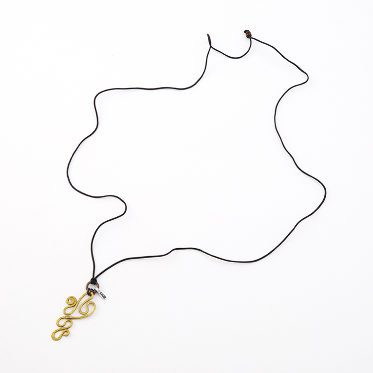 遊びで作った一点物のワイヤーアートの槌目のペンダント！ - 雑貨屋  