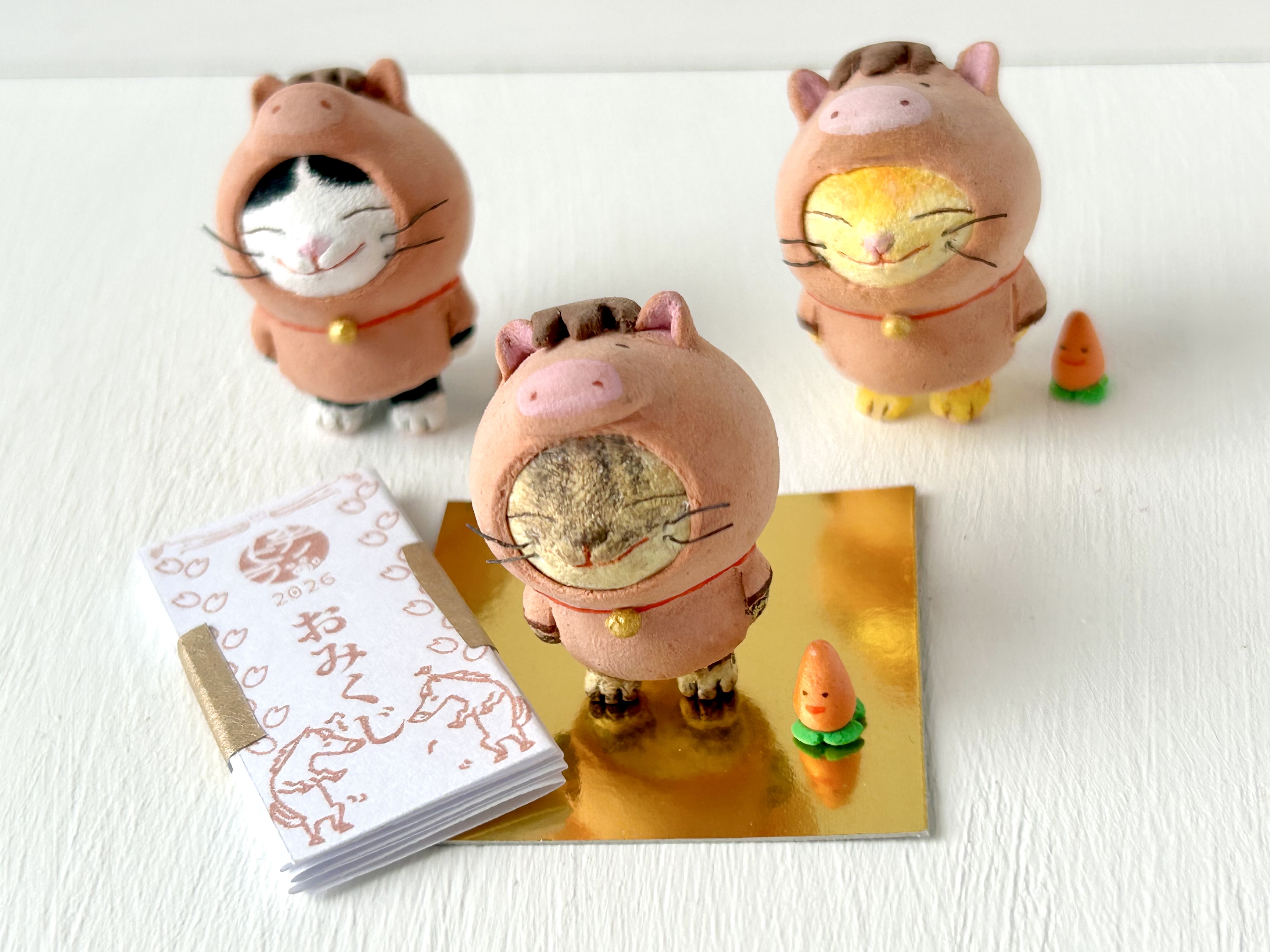 干支猫馬猫さん（キジトラ） - 手ノヒラ堂 ｜クラフト作品 通販サイト