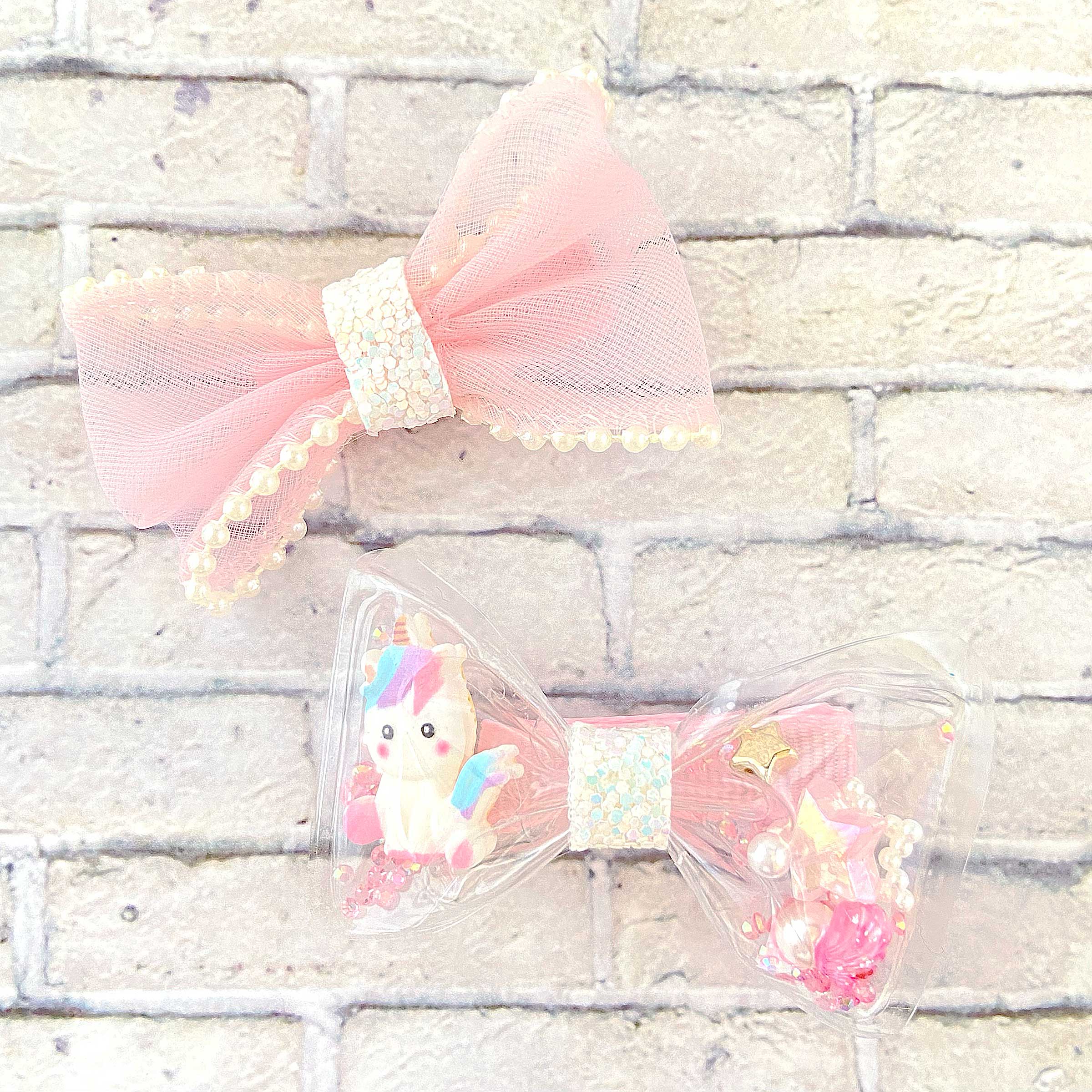 チュールリボン♡シャカシャカリボン♡マーメイド ♡ヘアゴム♡アリエル マーメイド♡ ゆめかわ チュールリボン ツイン用♡ ハンドメイド