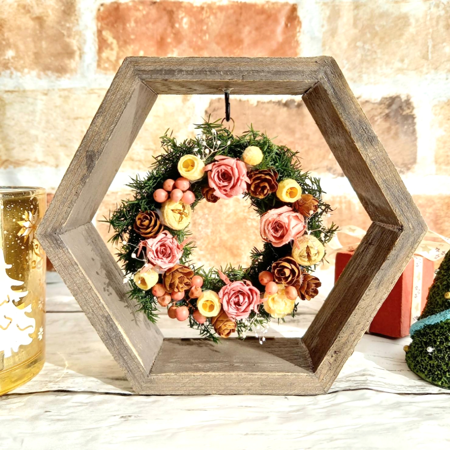 お早めに！しめ縄リース 45㎝※ホワイトパープル※ Pin page