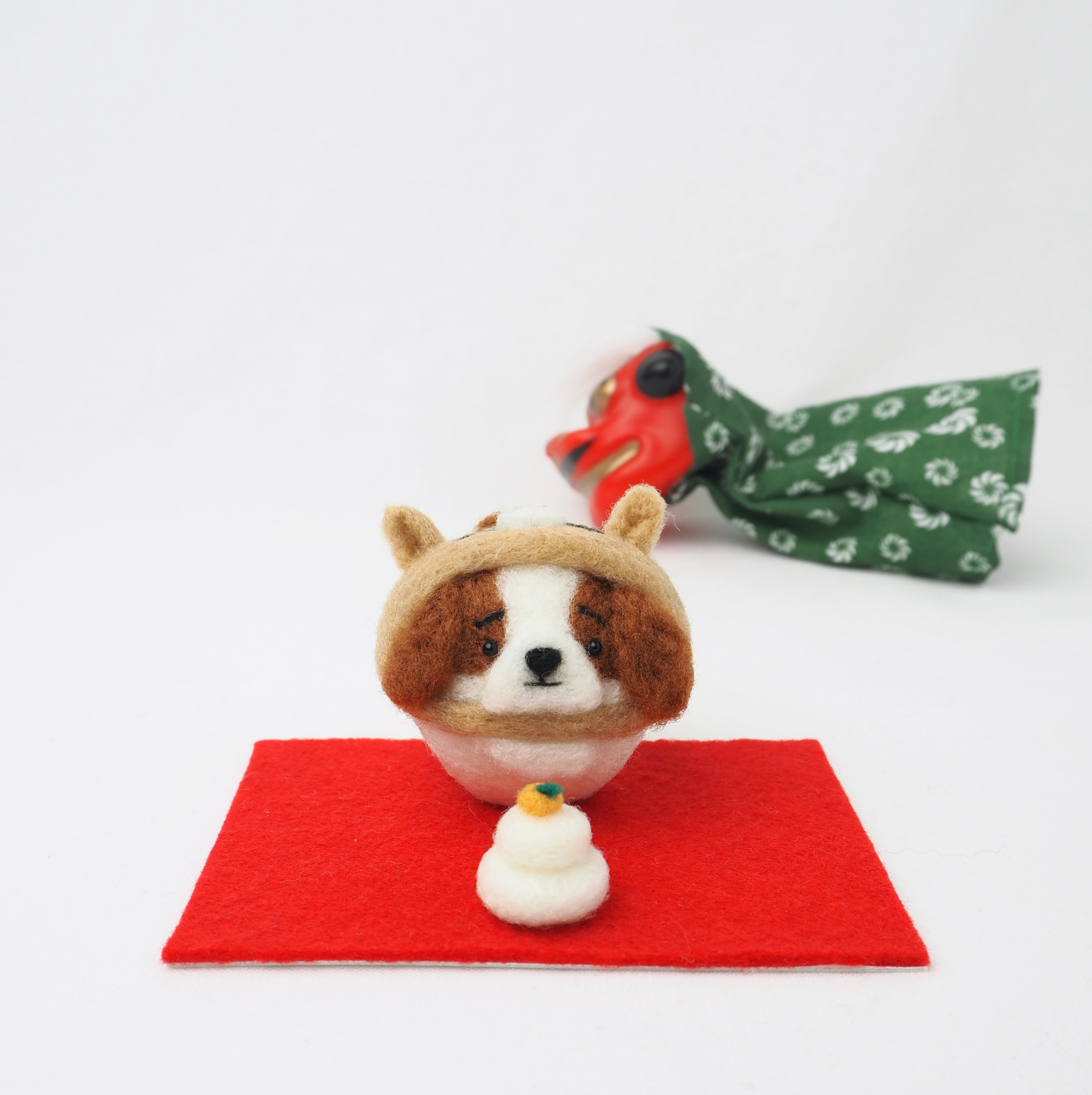 受注製作】 2026年干支(午) まゆ馬親子単品ページ 羊毛フェルト