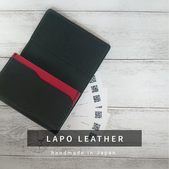 シェル金箔入り 一点物 グレー 名刺入れ 名刺ケース ハンドメイド こみ 