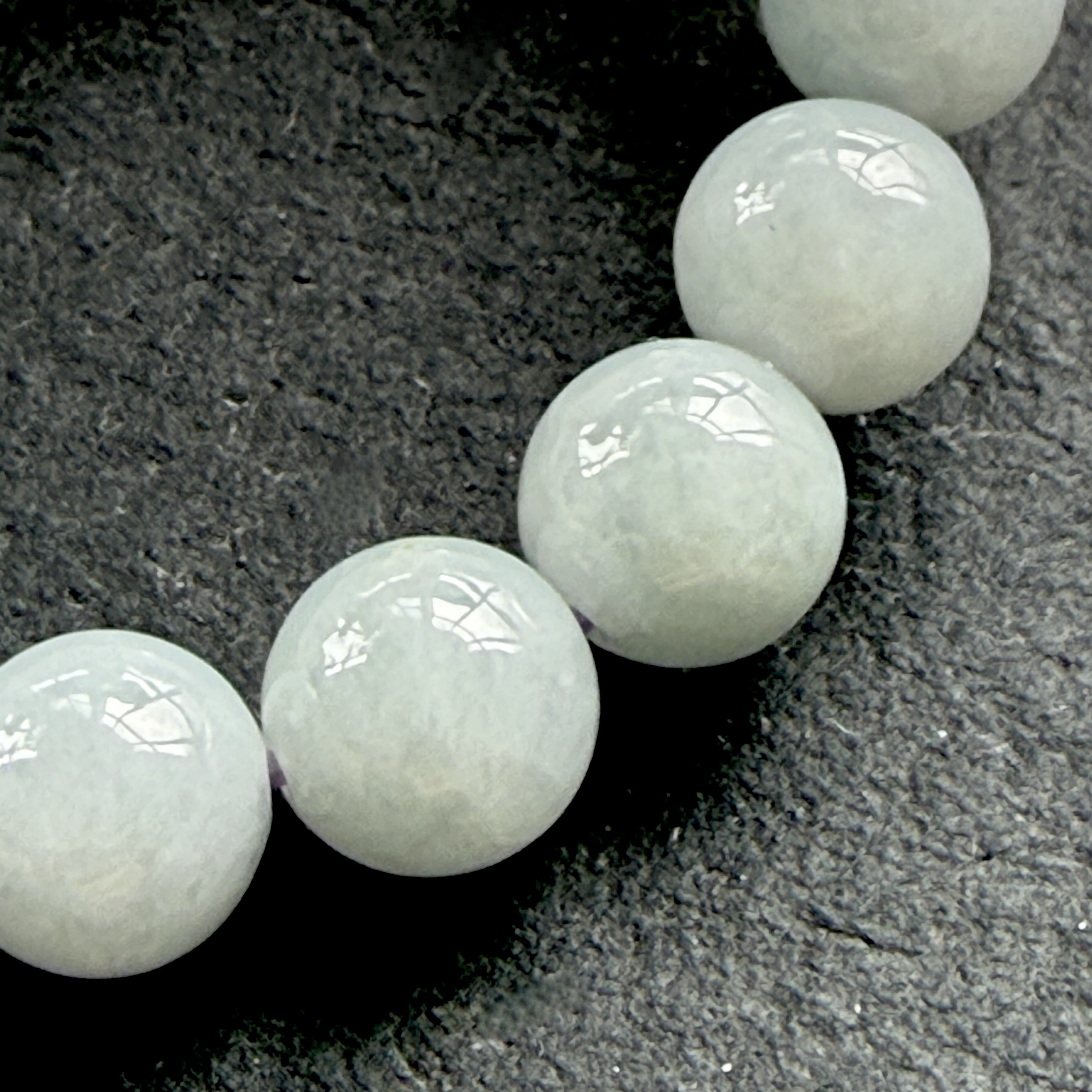 激レア 蒼月の静光 極上 ミャンマー産 青翡翠 光波動石 翡翠