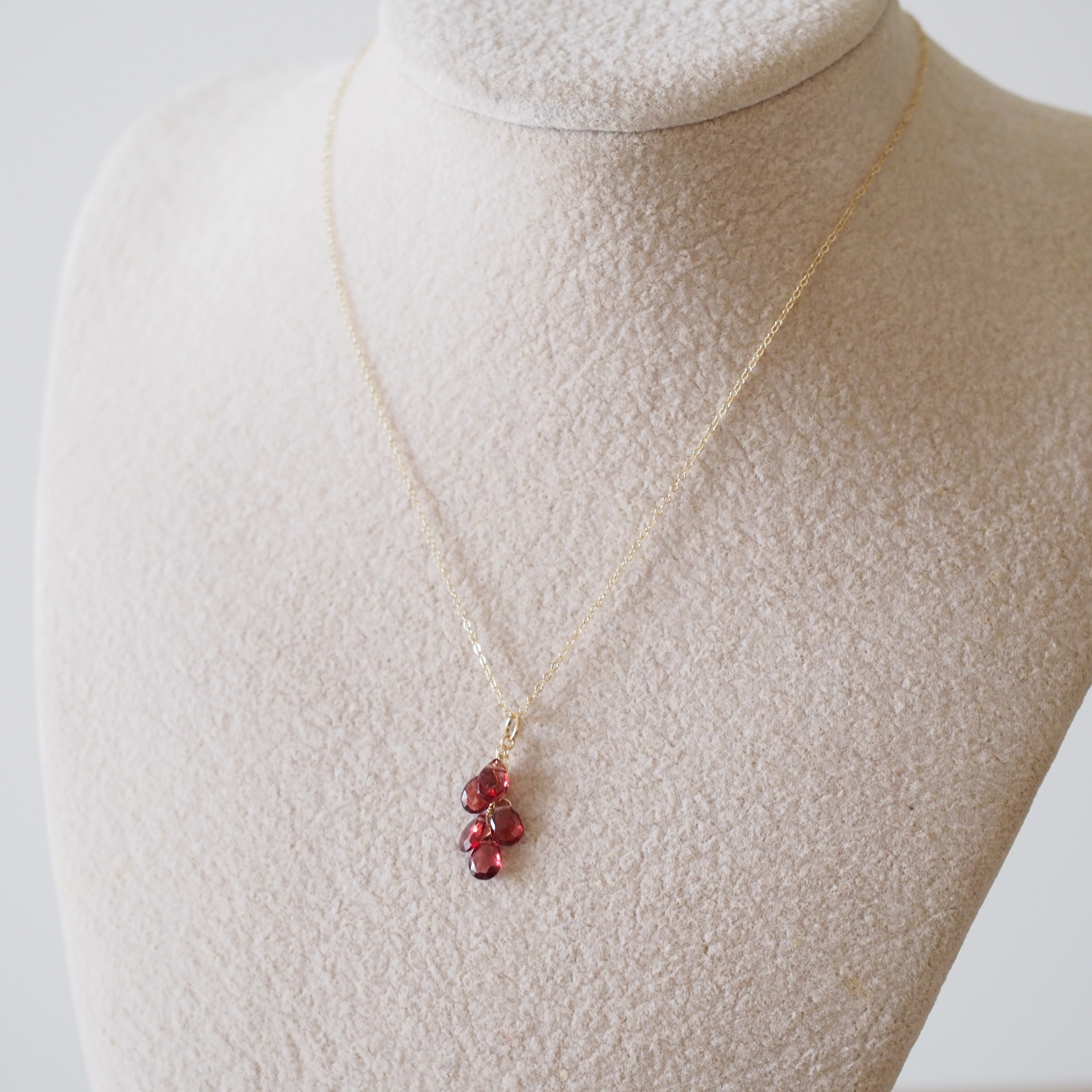 14kgfシャンパンクォーツペンダントトップ