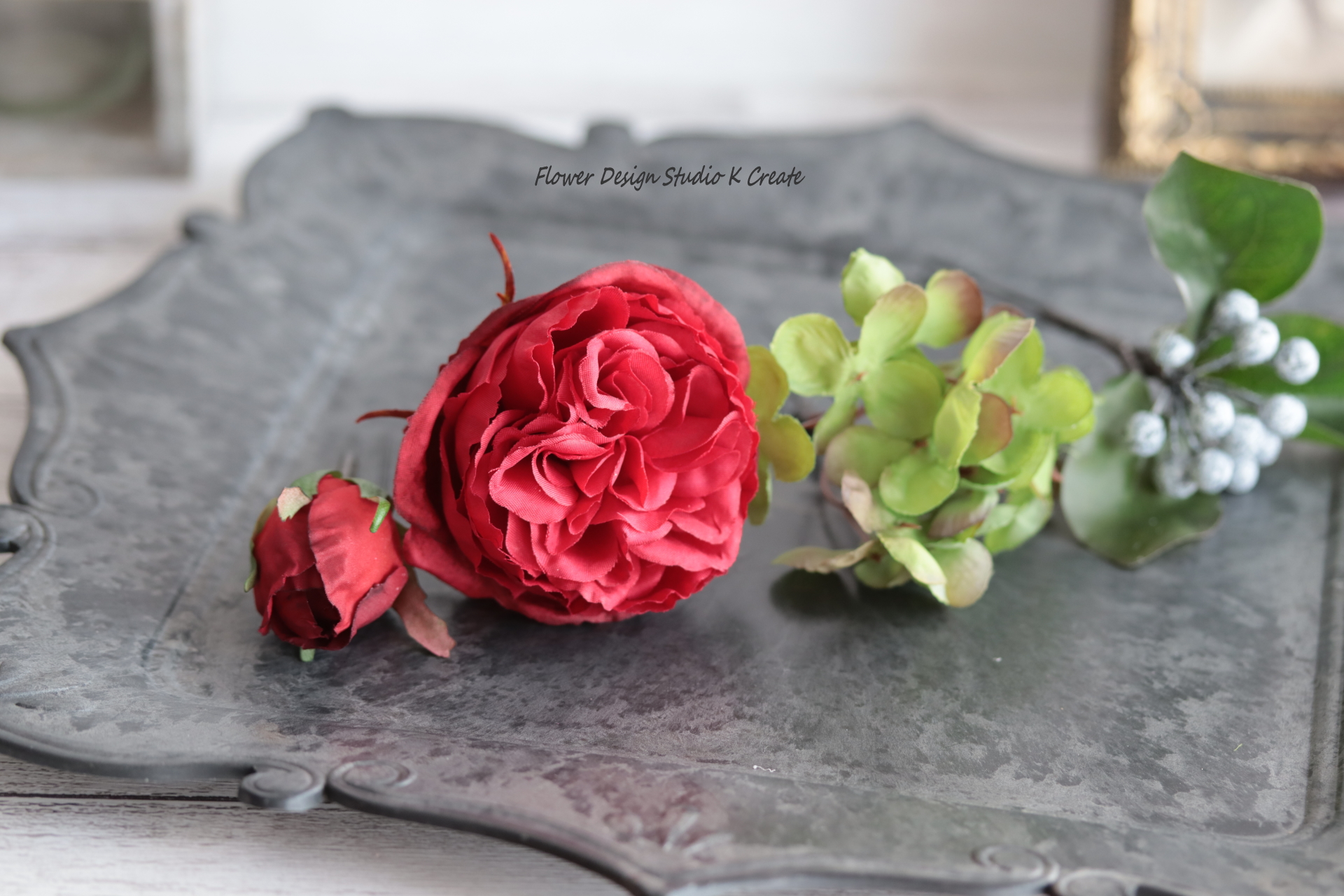 お花のクリップ6】ベビーヘアクリップ♡ヘアピン セミオーダーメイド