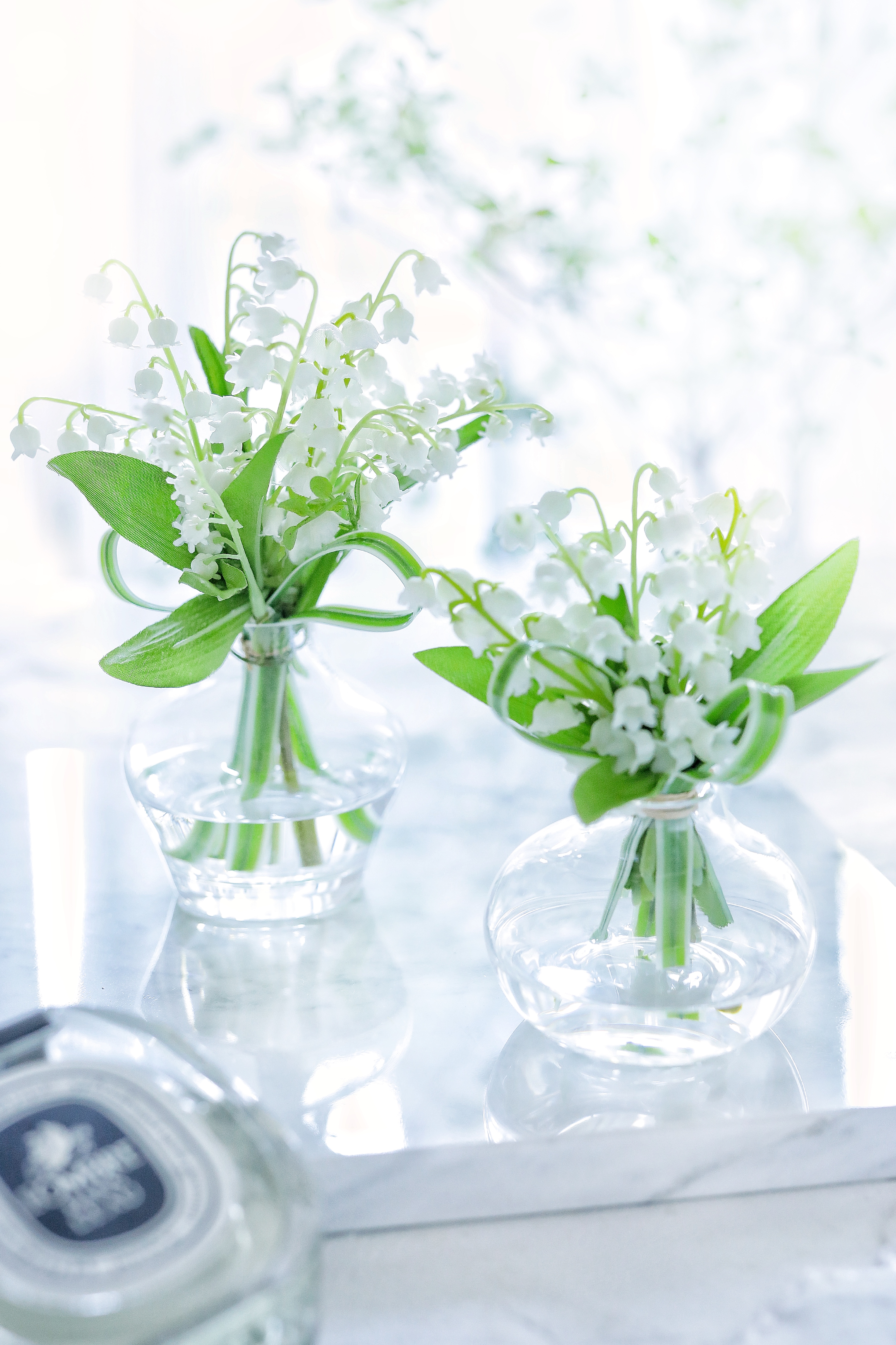 アーティフィシャルフラワー ミモザのリース（大）32-33センチ - Fleur