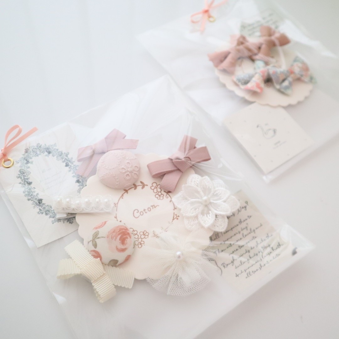 リバティ ハンドメイド ヘアゴム4個 236 リバティ ハンドメイド ヘアゴム4個 236