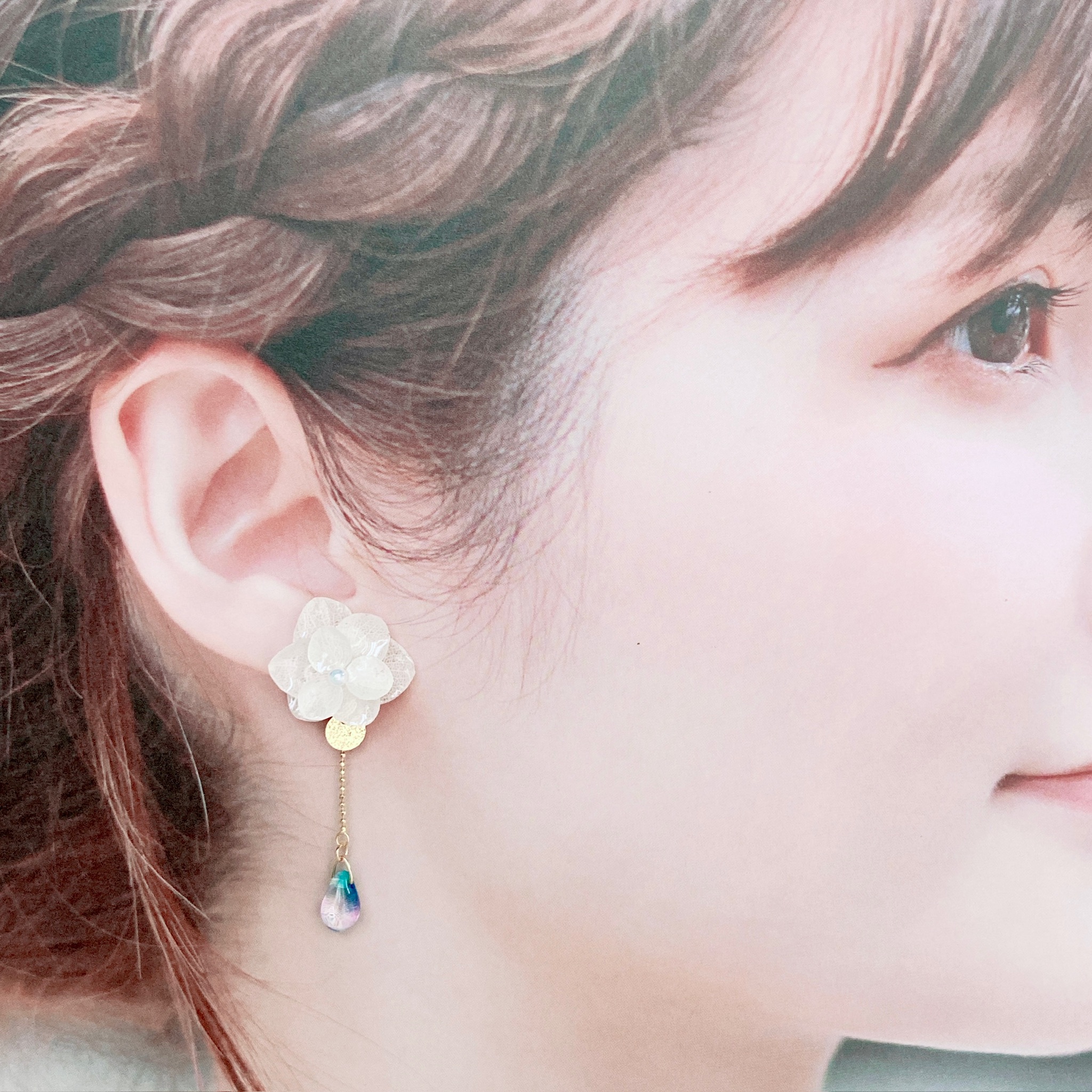 ぐみ様　ゼクシィ掲載 flua butterfly flower ピアス ぐみ様 ゼクシィ掲載 flua butterfly flower ピアス ぐみ様