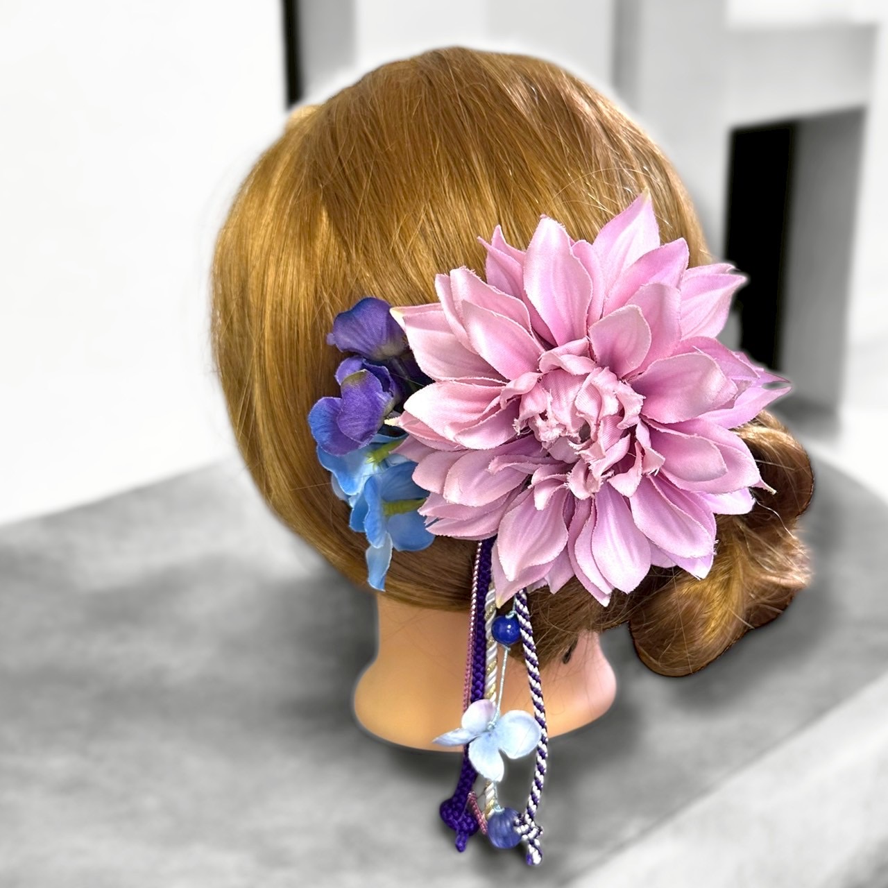 和装 着物 卒業式 袴 髪飾り 帯飾り 2WAY ハイカラさんのゆらゆらお花