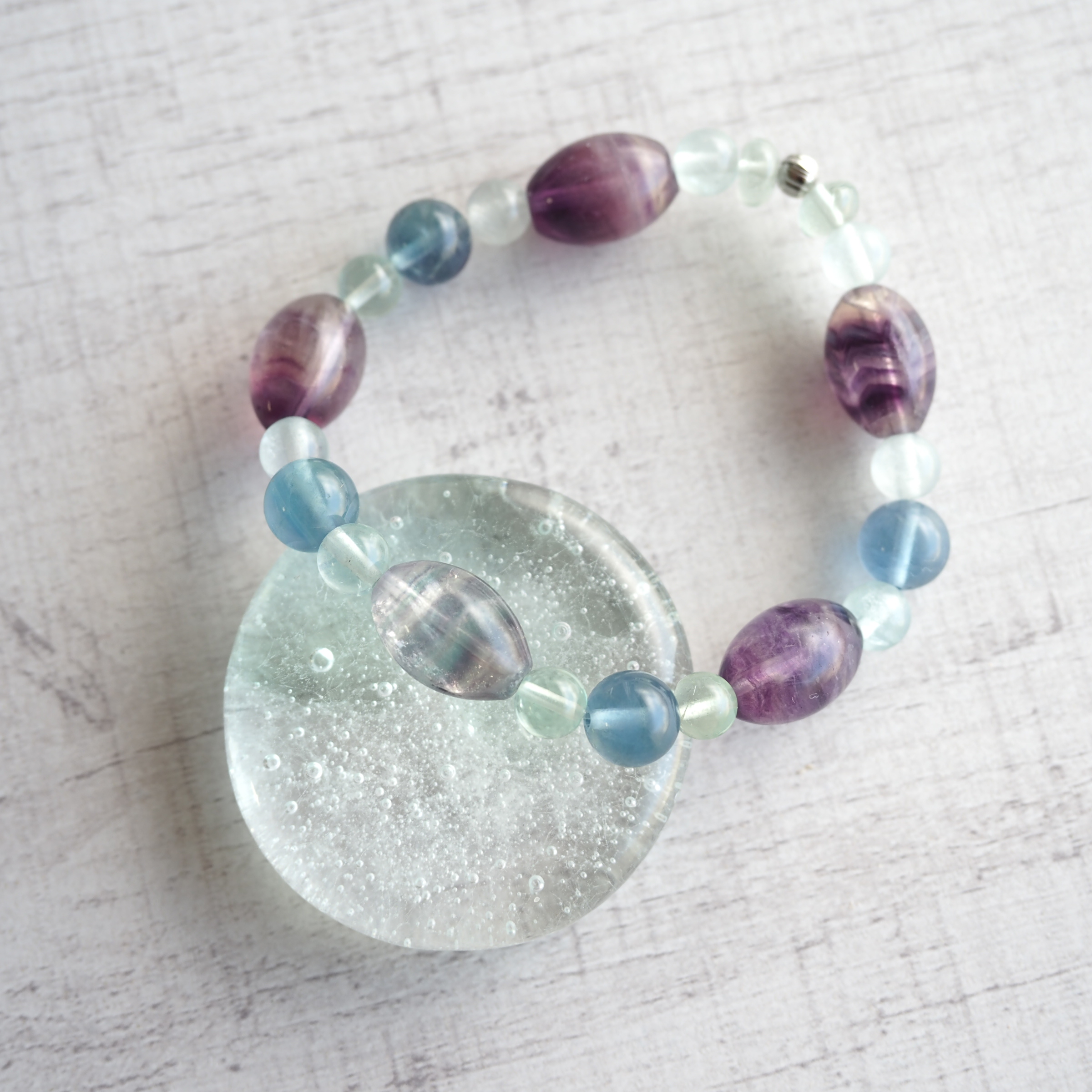 フローライトのブレスレット - 〈30㎤〉 Ghost_Panda's working