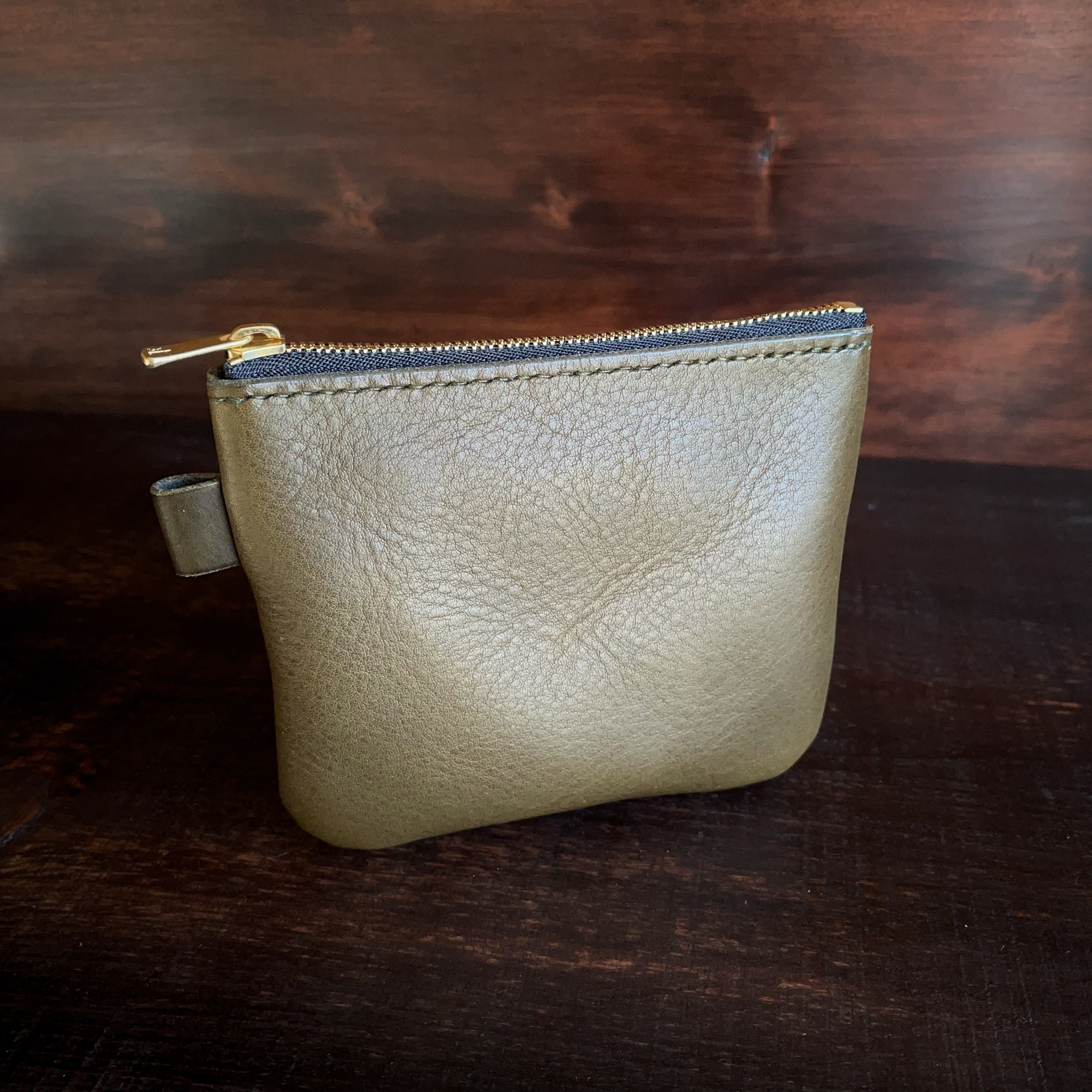 ミニレザーポーチ(ファスナー式) - I.D.E WORKS |クラフト ミニレザーポーチ(ファスナー式) - I.D.E WORKS |クラフト